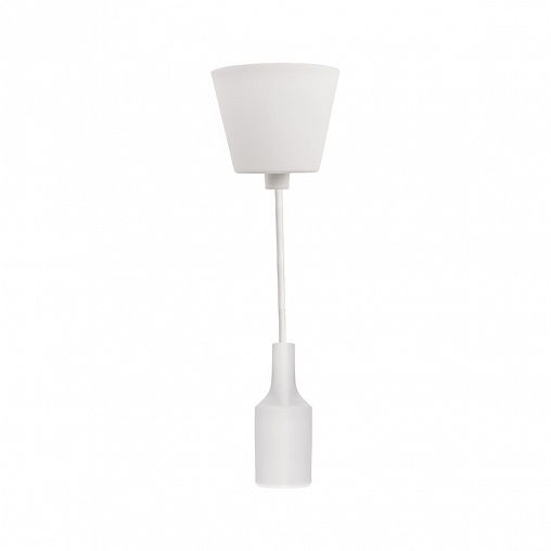 Патрон подвесной Rexant, с проводом 1 м, E27, 4 А, белый фото