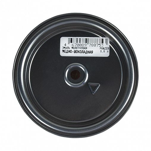 Эмаль универсальная Panzer, молотковая, 0,8 л, медно-шоколадная фото