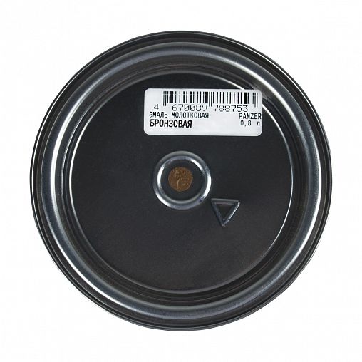Эмаль универсальная Panzer, молотковая, 0,8 л, бронзовая фото