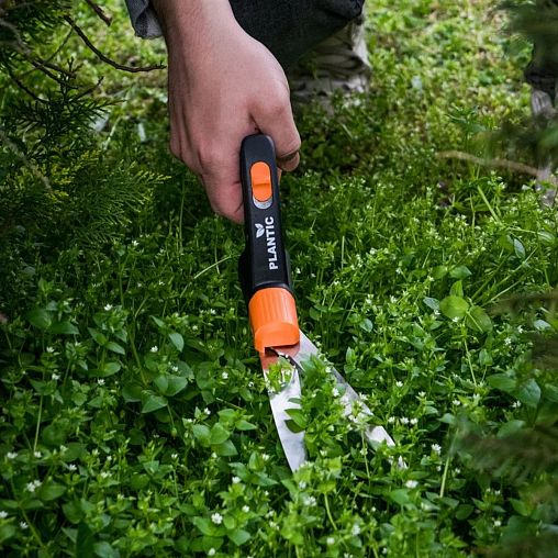 Ножницы для стрижки травы Plantic by Fiskars P203, поворотные, с фиксатором, 350 мм фото