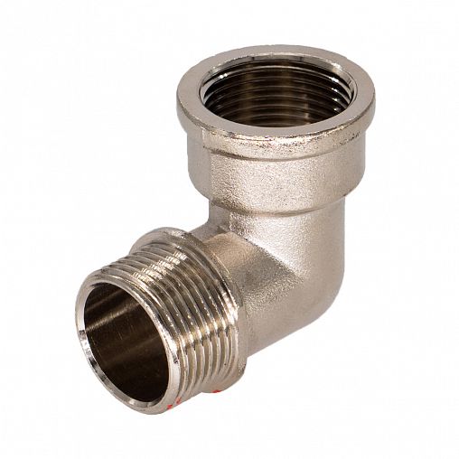 Уголок с ограничителем СТМ CRLFMS12, 1/2", внутренняя/наружная резьба, латунь фото