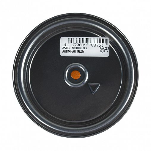 Эмаль универсальная Panzer, молотковая, 0,8 л, античная медь фото