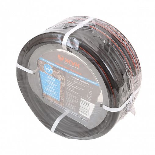 Набор для полива Жук, шланг Оптима 1/2", 25 м, фитинги, насадка регулируемая фото