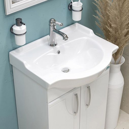 Раковина Sanita Реал 56 ВКС, 56 x 46 x 21 см, белая фото