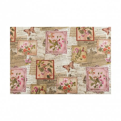 Клеенка столовая на нетканой основе Колорит Мажор 461/2, 1,35 x 20 м фото