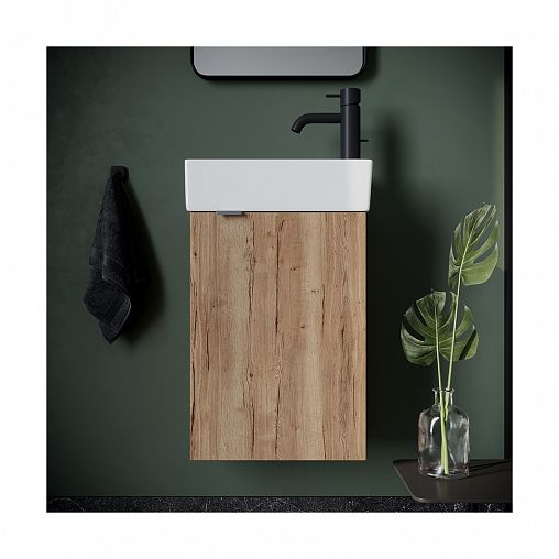 Тумба под раковину подвесная Sancos Mini MN35EGL, 35,5 x 20,5 x 50 см фото