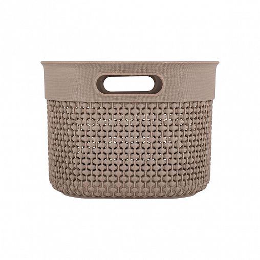 Корзина для хранения Plast Team Oslo, 3 л, шоколадный мокко фото