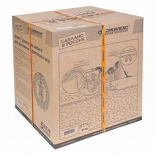 Удлинитель шланга Джилекс Удав, d 40 мм, с муфтой 40 x 40 мм, с катушкой, 20 м фото