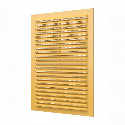 Вентиляционная решетка Era 1724С беж, пластиковая, с сеткой, 171 x 241 мм фото