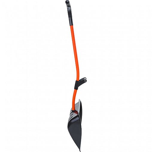 Лопата для уборки снега Cycle Ратник Standart, с металлическим черенком в ПВХ оплетке, 680 x 380 мм фото