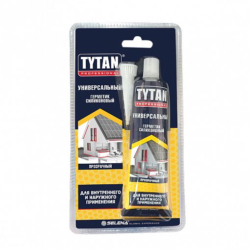Силиконовый герметик Tytan Professional, 85 мл, прозрачный фото