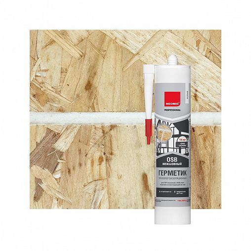 Герметик для OSB-плит Neomid Professional, 310 мл, белый фото
