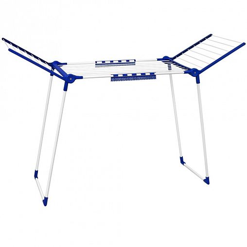 Сушилка для белья напольная Violet Люкс, сушильное полотно 20 м, белый фото