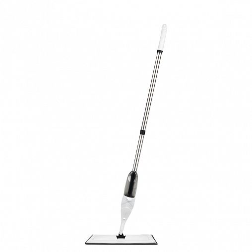 Швабра для пола Рыжий кот Spray Mop, насадка из микрофибры, с распылителем, 125 см фото