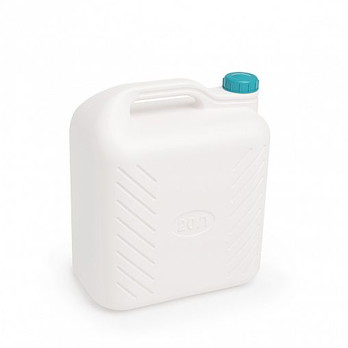 Канистра Альтернатива Гарант, 20 л, белая. фото