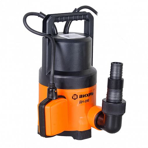 Насос дренажный для чистой воды Вихрь ДН-250, 250 Вт, 7200 л/ч фото