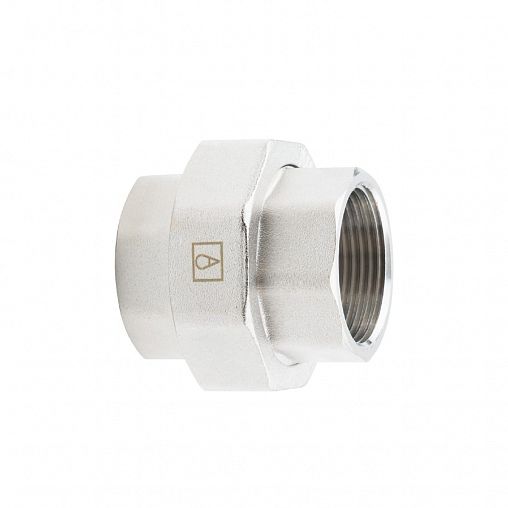 Муфта прямая (американка) латунная никелированная Alato, внутренняя-внутренняя резьба 1 1/4" фото