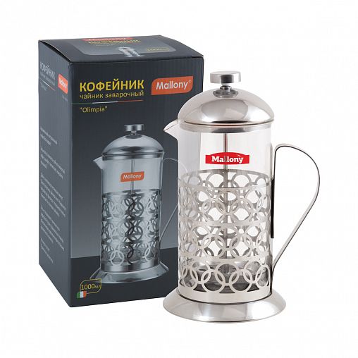Френч-пресс Mallony Olimpia, 1 л фото