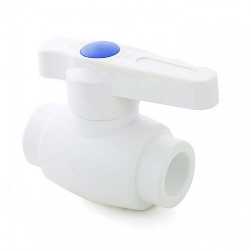 Кран шаровой полипропиленовый РТП 25 мм фото