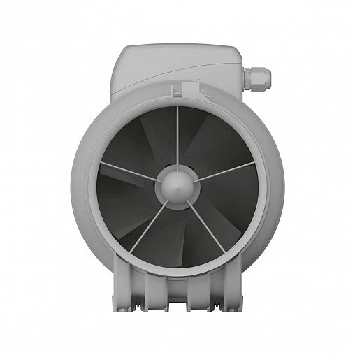 Вентилятор осевой канальный Era Pro Typhoon 160 2SP, 2 скорости, D 150/160, 42/50 Вт фото