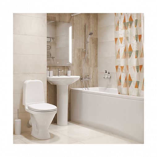 Пьедестал для раковины Sanita Самарский, 18,6 x 16,8 x 69 см, белый фото