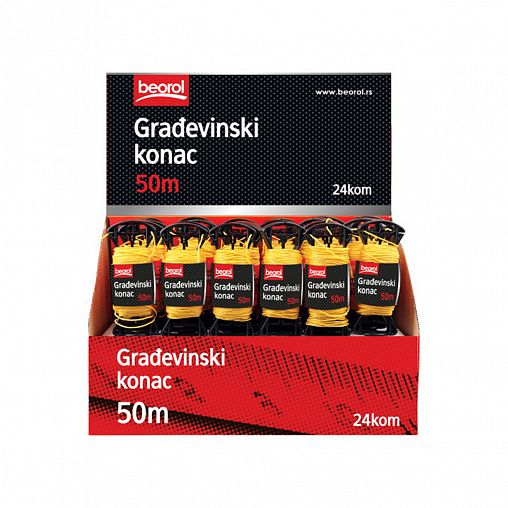 Шнур разметочный Beorol, 50 м фото