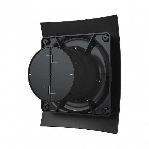 Вентилятор осевой вытяжной DiCiTi Breeze 4C Matt black, с обратным клапаном, D 100, 9 Вт фото