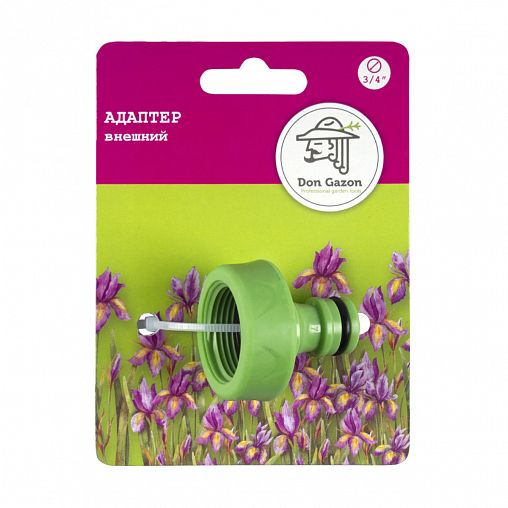 Адаптер с внутренней резьбой для шлангов Don Gazon, 3/4" фото