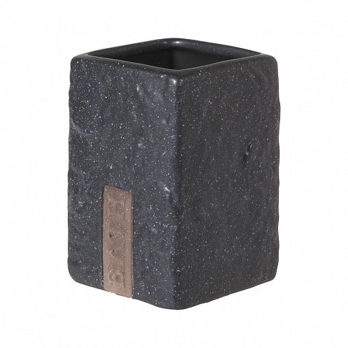 Стакан для зубных щеток Рыжий кот Bath, фарфор, 7 x 7 x 10,5 см фото