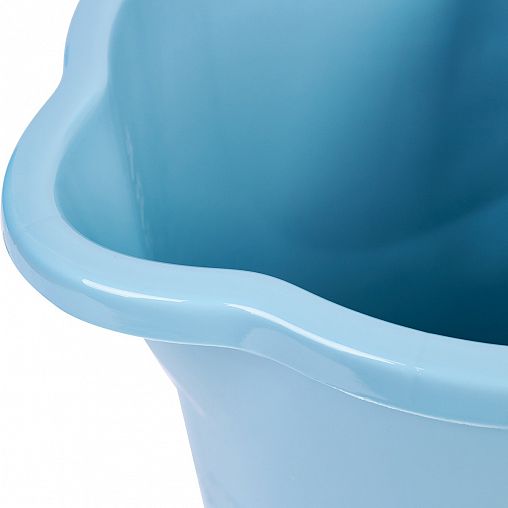 Ведро Моп с отжимом Spin&Clean Vogue, 12 л, небесно-голубое фото