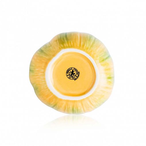 Блюдо сервировочное Bordallo Pinheiro Тыква, с крышкой, керамическое, 13,5 x 13 см фото