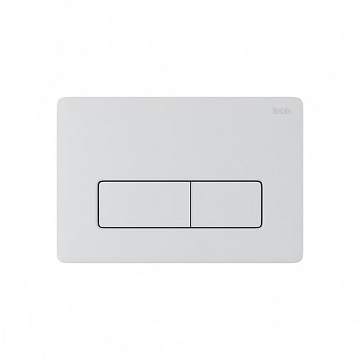 Клавиша для смыва Iddis Unifix, универсальная, 24,5 x 16,5 см, белая фото