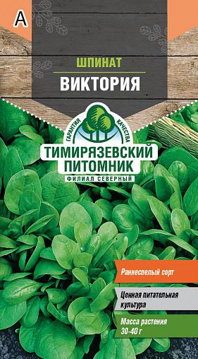 Семена Шпинат Виктория Тимирязевский питомник, 3 г фото