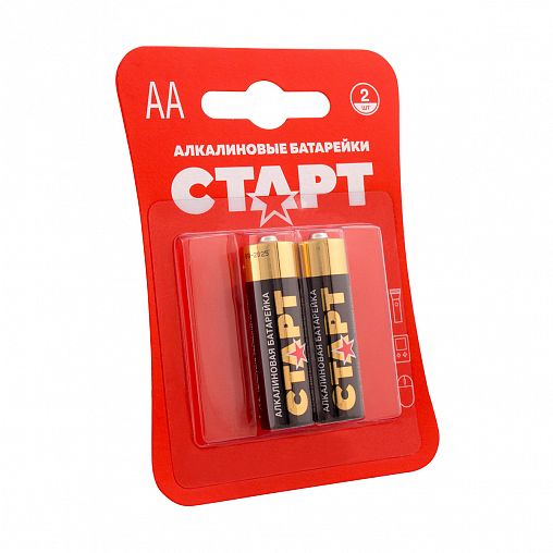 Батарейка Старт LR6-BL2, типоразмер AA, 2 шт фото