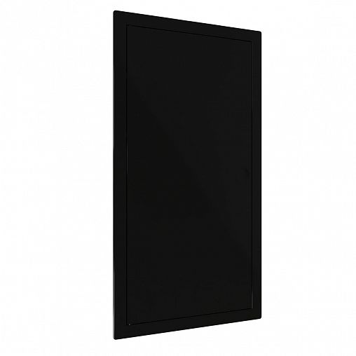 Люк-дверца ревизионная Evecs L1530N black, нажимная, с фланцем 150 x 300 мм, 172 x 322 мм фото