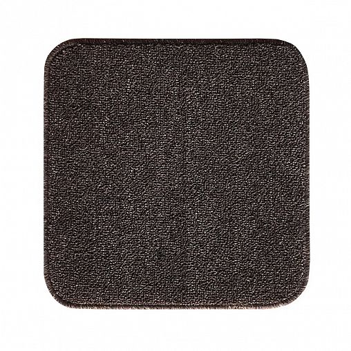 Коврик для табурета L Cadesi Light Latex, 33 x 33 см, полипропилен, коричневый фото