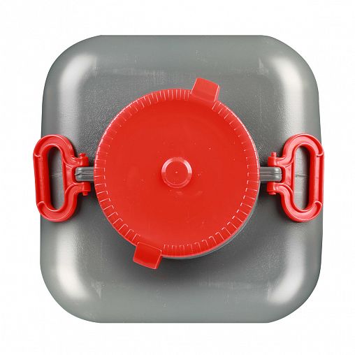 Канистра-бочка пластиковая Альтернатива Волна-эконом, с крышкой и навесными ручками, 120 л фото