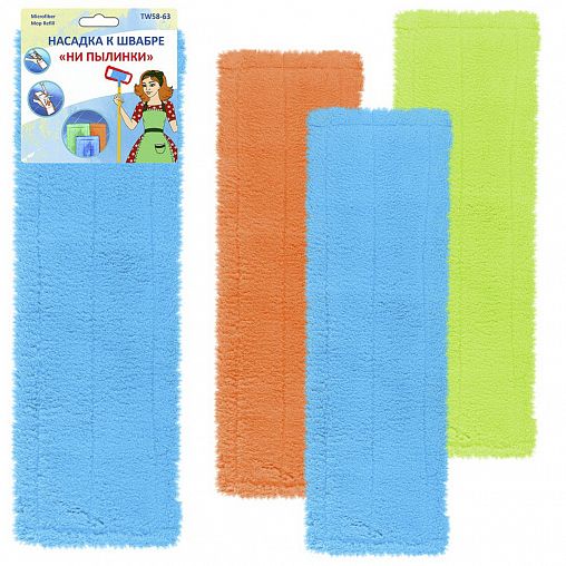 Насадка к швабре Мультидом Ни пылинки, микрофибра, 43 x 13 см фото