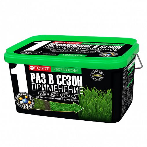 Удобрение Bona Forte для газона от мха, 3 л фото