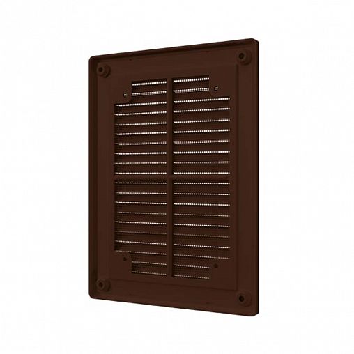 Решетка вентиляционная Era 1520Р кор, пластиковая, с сеткой, 150 x 200 мм фото