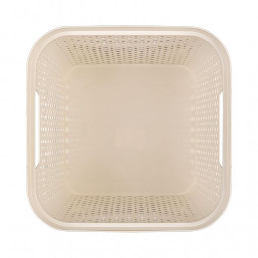 Корзина Plast Team Stockholm, 31 x 31 x 30 см, молочный туман фото