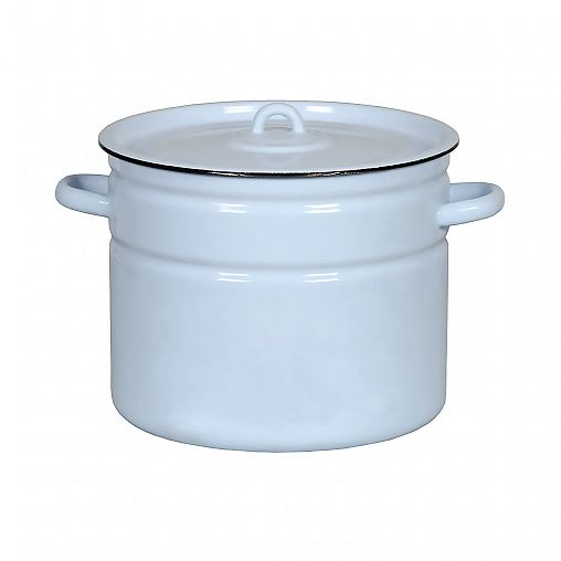 Кастрюля эмалированная СтальЭмаль с крышкой, 9 л фото