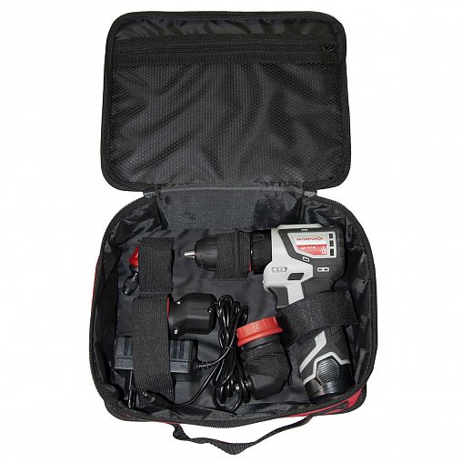 Дрель-шуруповерт аккумуляторная Интерскол ДА-10/12В 36 КомбиМАКС, 12 В, 2 x 2 Ач Li-ion, ЗУ фото