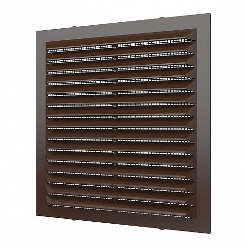 Решетка вентиляционная Era 1313С кор, пластиковая, с сеткой, 138 x 138 мм фото