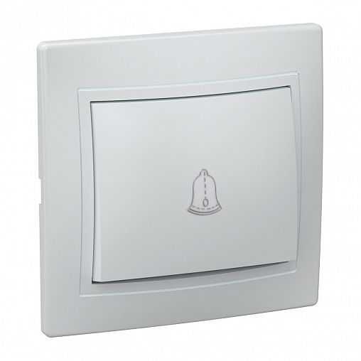 Выключатель одноклавишный встраиваемый IEK Кварта ВСк10-1-0-КБ, 10 А, белый фото