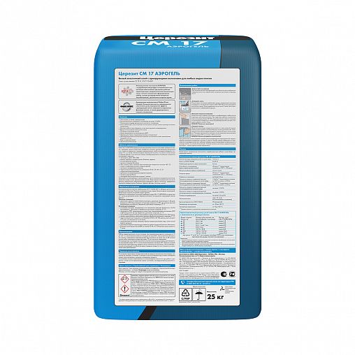 Клей для плитки Церезит CM 17 Аэрогель, 25 кг фото
