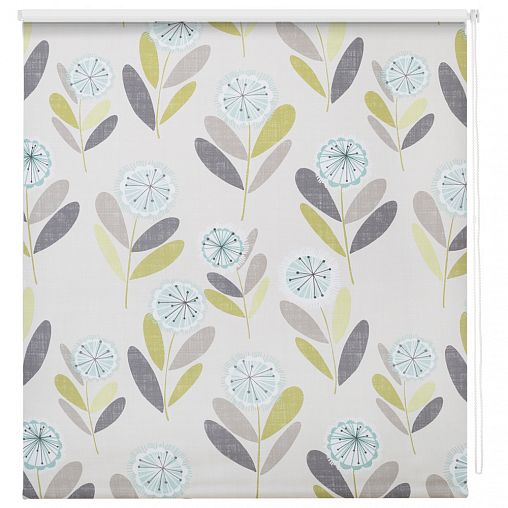 Рулонная штора Decofest Одуванчик, блэкаут, 140 x 175 см фото
