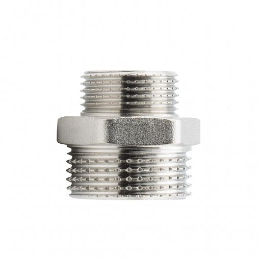 Ниппель переходной латунный никелированный Alato с наружной резьбой 1" x 3/4" фото