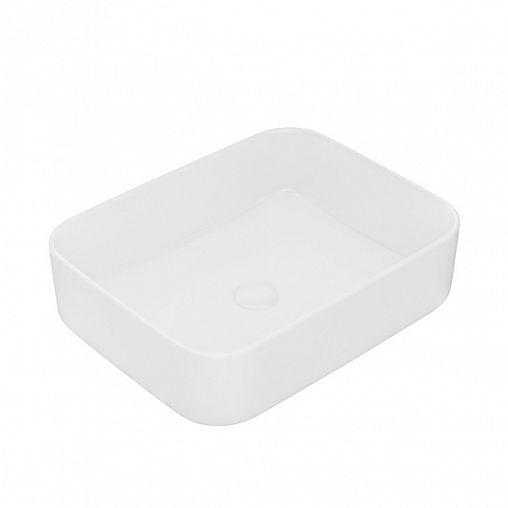 Раковина накладная Iddis Bridge, 39 x 50 x 14 см, белая фото