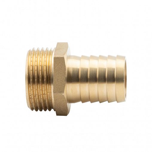 Штуцер латунный для шланга Alato с наружной резьбой 1", 25 мм фото